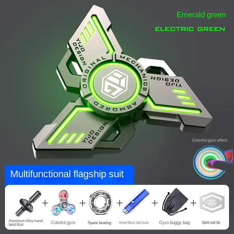 FIDGET TOYS EDC LUMINOUS FINGERTIP GYRO HAND SPINNER