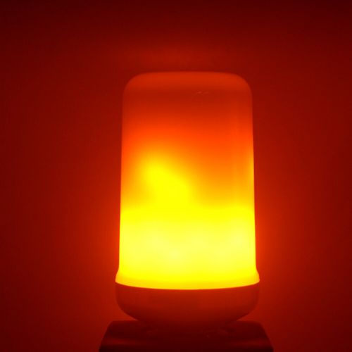 2x LED FLAME EFFECT LIGHT BULB