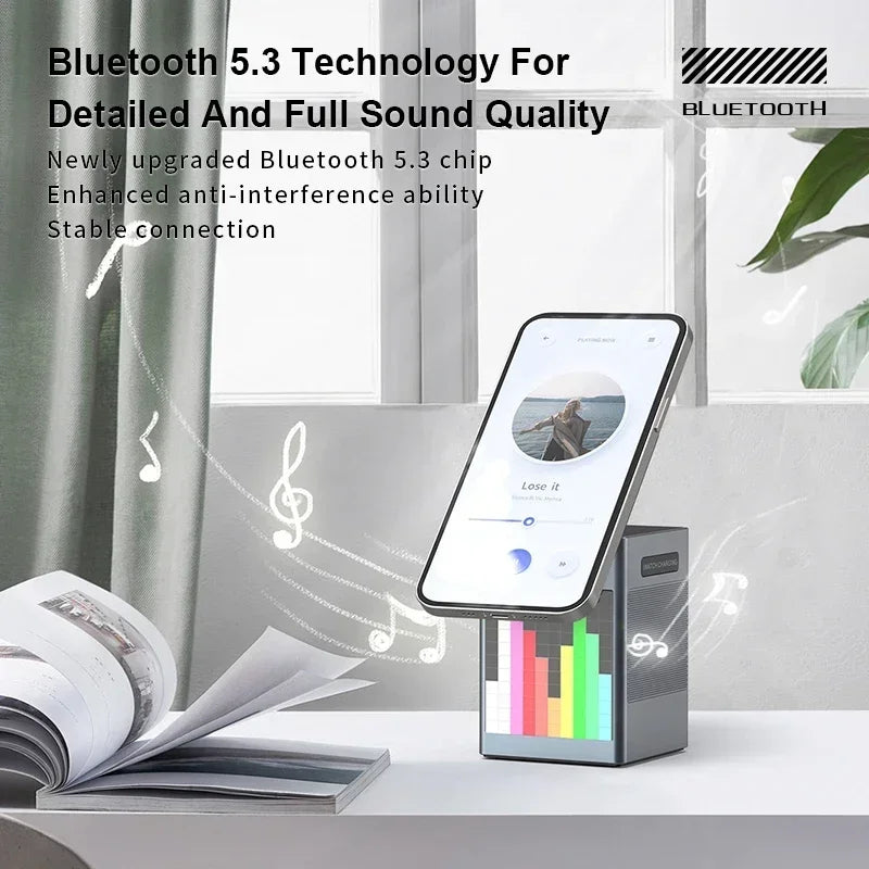 6 in 1 MAGNETIC WIRELESS CHARGER & SPEAKER