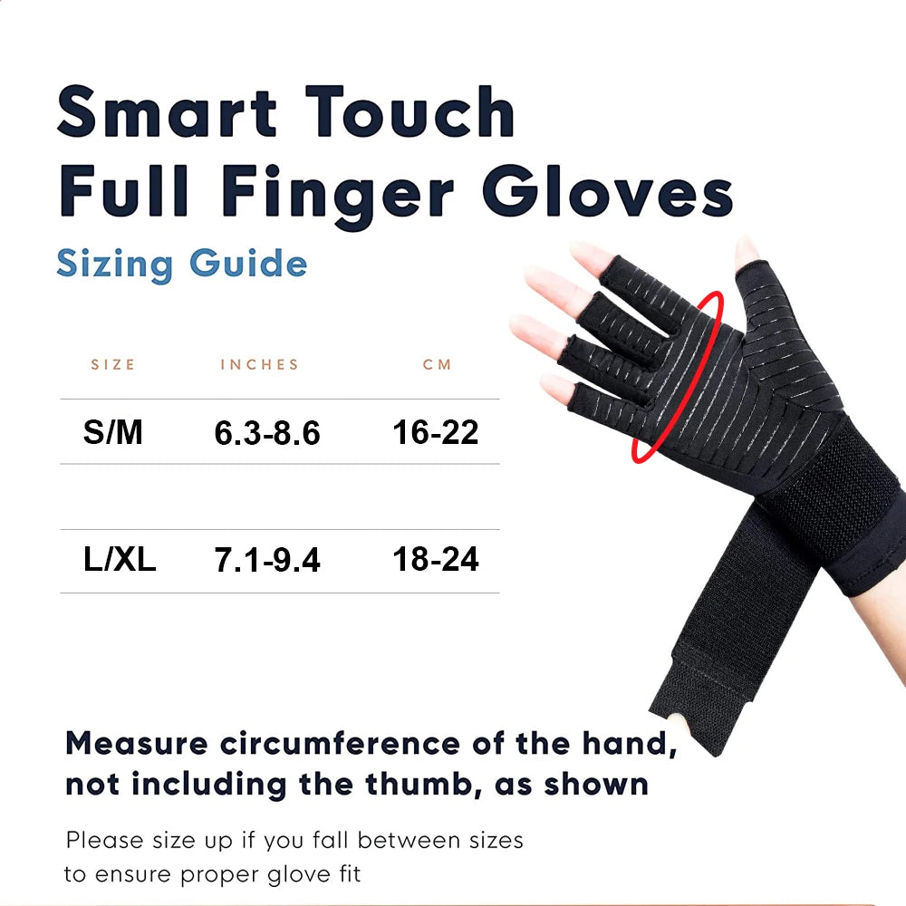 COPPER ARTHRITIS COMPRESSION GLOVES