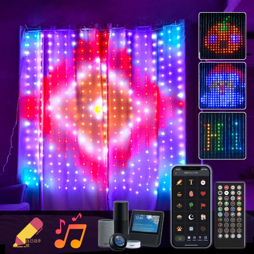 400 LED CURTAIN LIGHTS