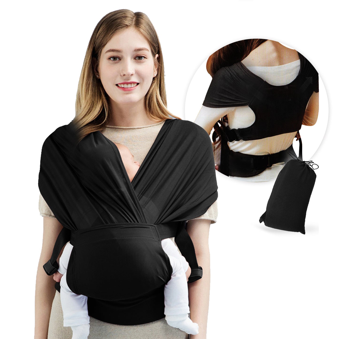 BABY SLING WRAP STRETCHY CARRIER