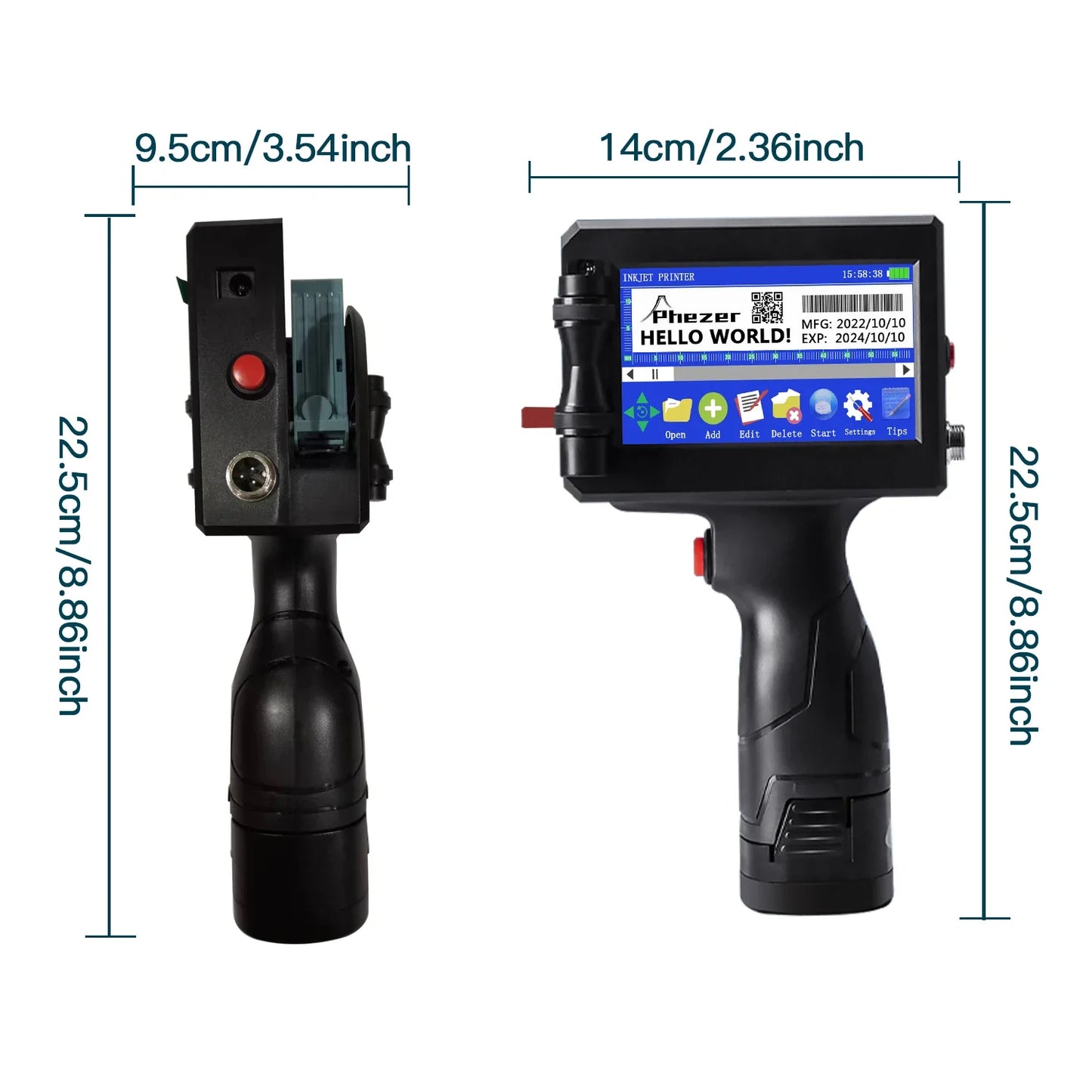 HANDHELD INKJET PRINTER