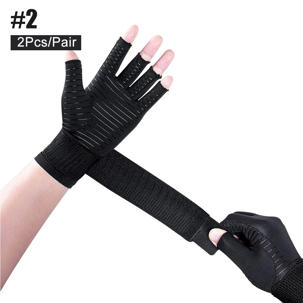 COPPER ARTHRITIS COMPRESSION GLOVES
