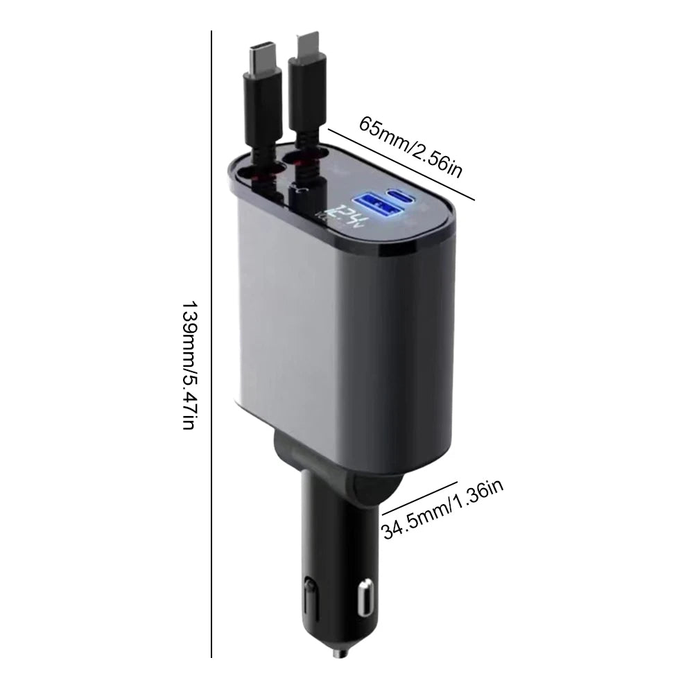 RETRACTABLE CAR CHARGER