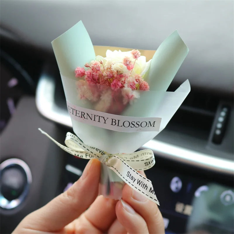 DRIED FLOWERS BOUQUET FOR CAR VENT