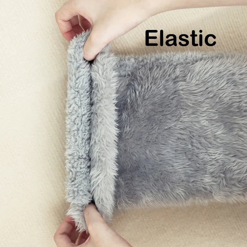 FUZZY LEG WARMER STOCKING