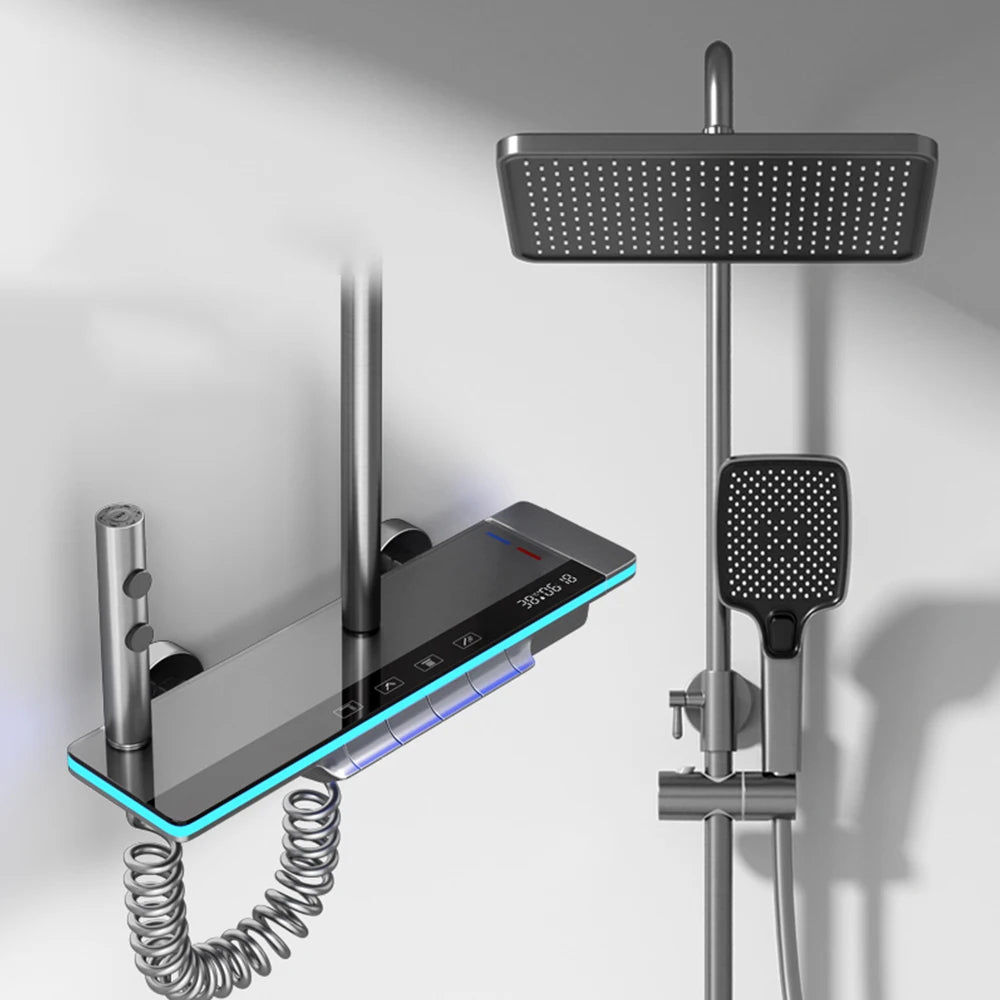 LUXURY SHOWER THERMOSTAT SYSTEM SET