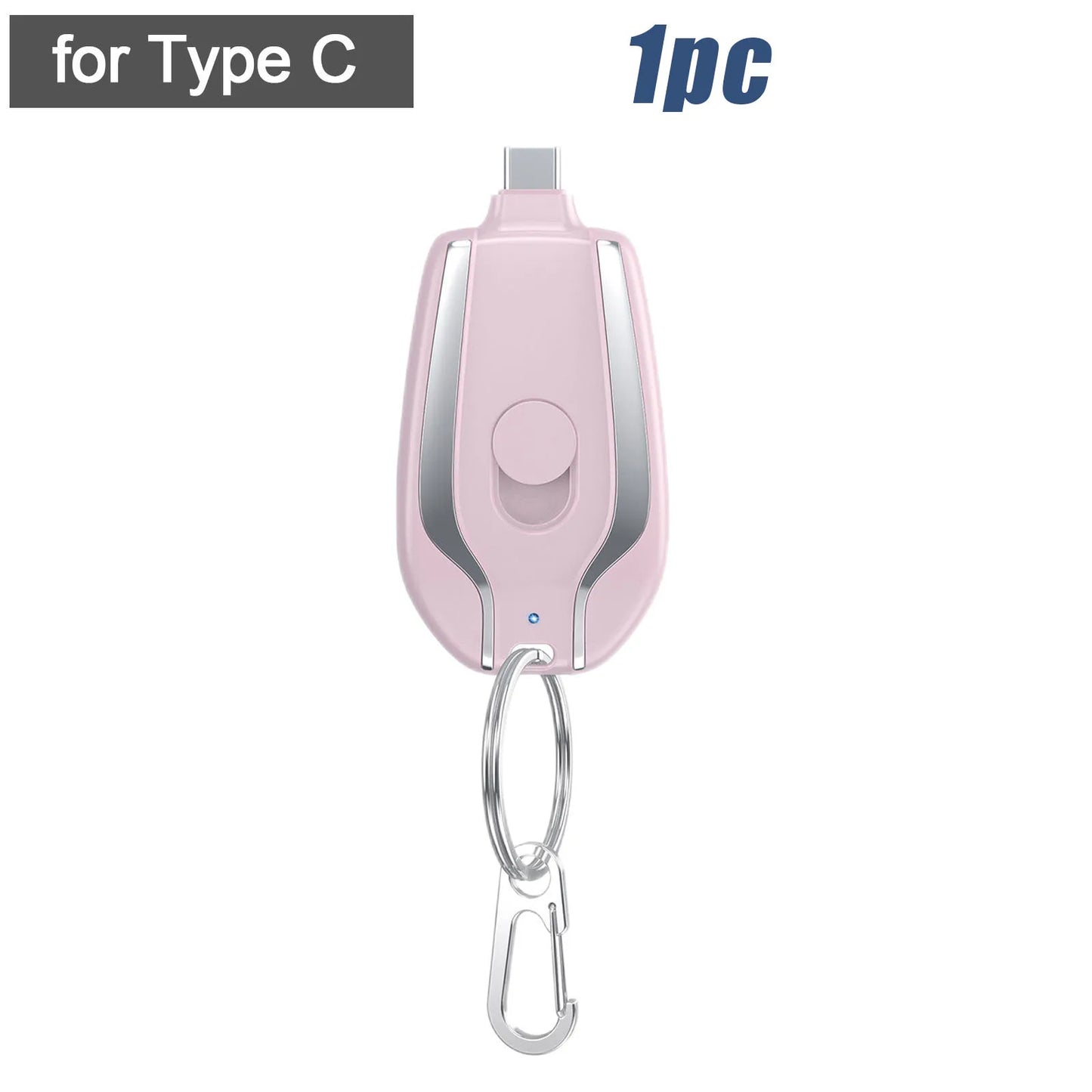 KEYCHAIN PORTABLE EMERGENCY PHONE CHARGER POWER BANK