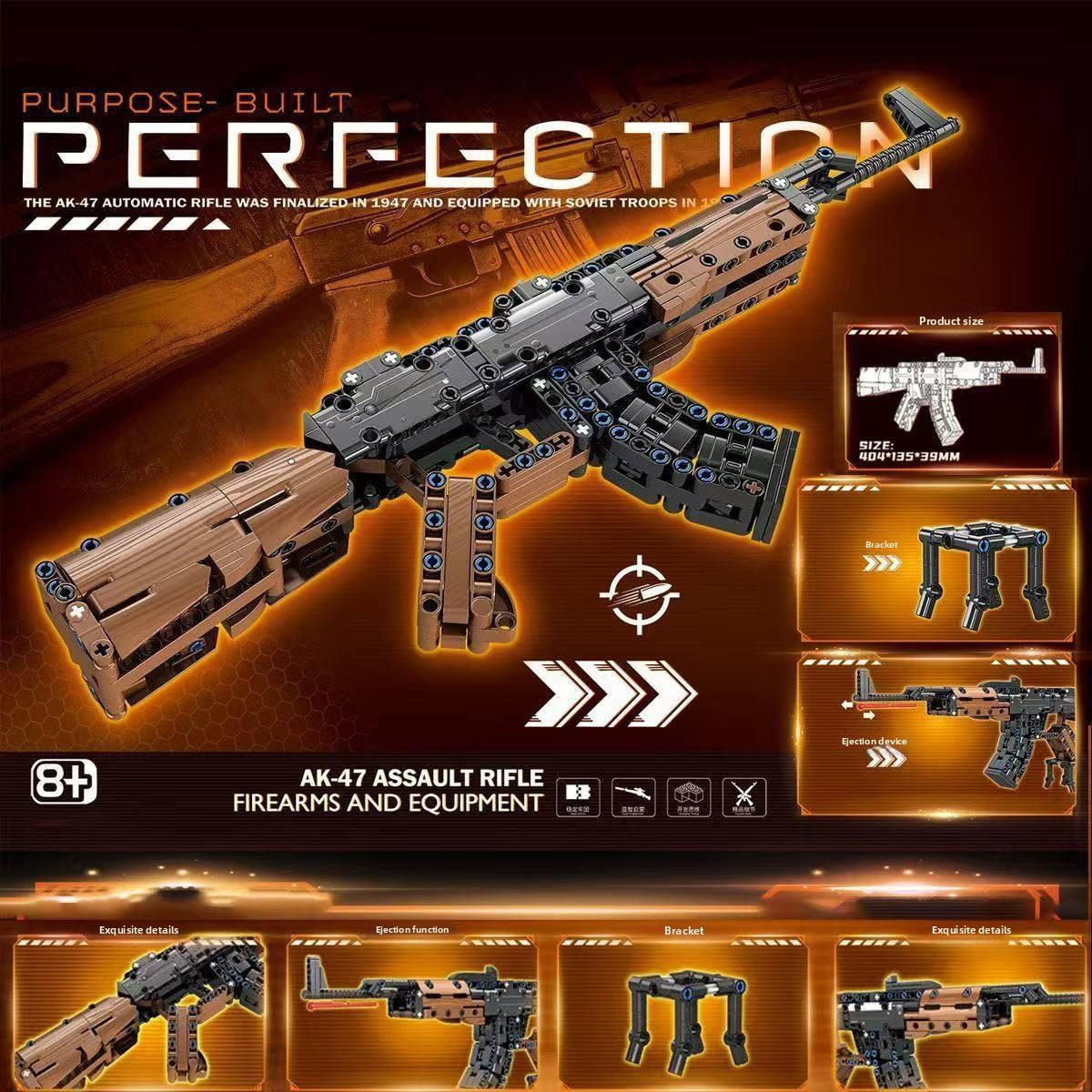 Compatible Lego Military Building Blocks Toy Sniper Rifle Model