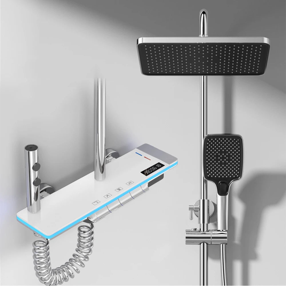 LUXURY SHOWER THERMOSTAT SYSTEM SET