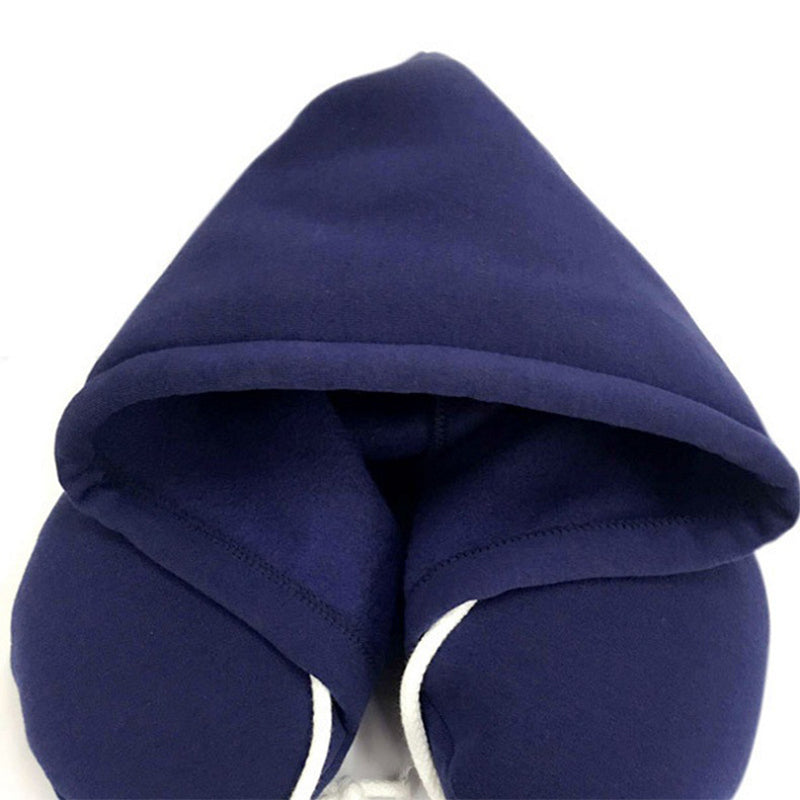 HOODED TRAVEL NECK PILLOW