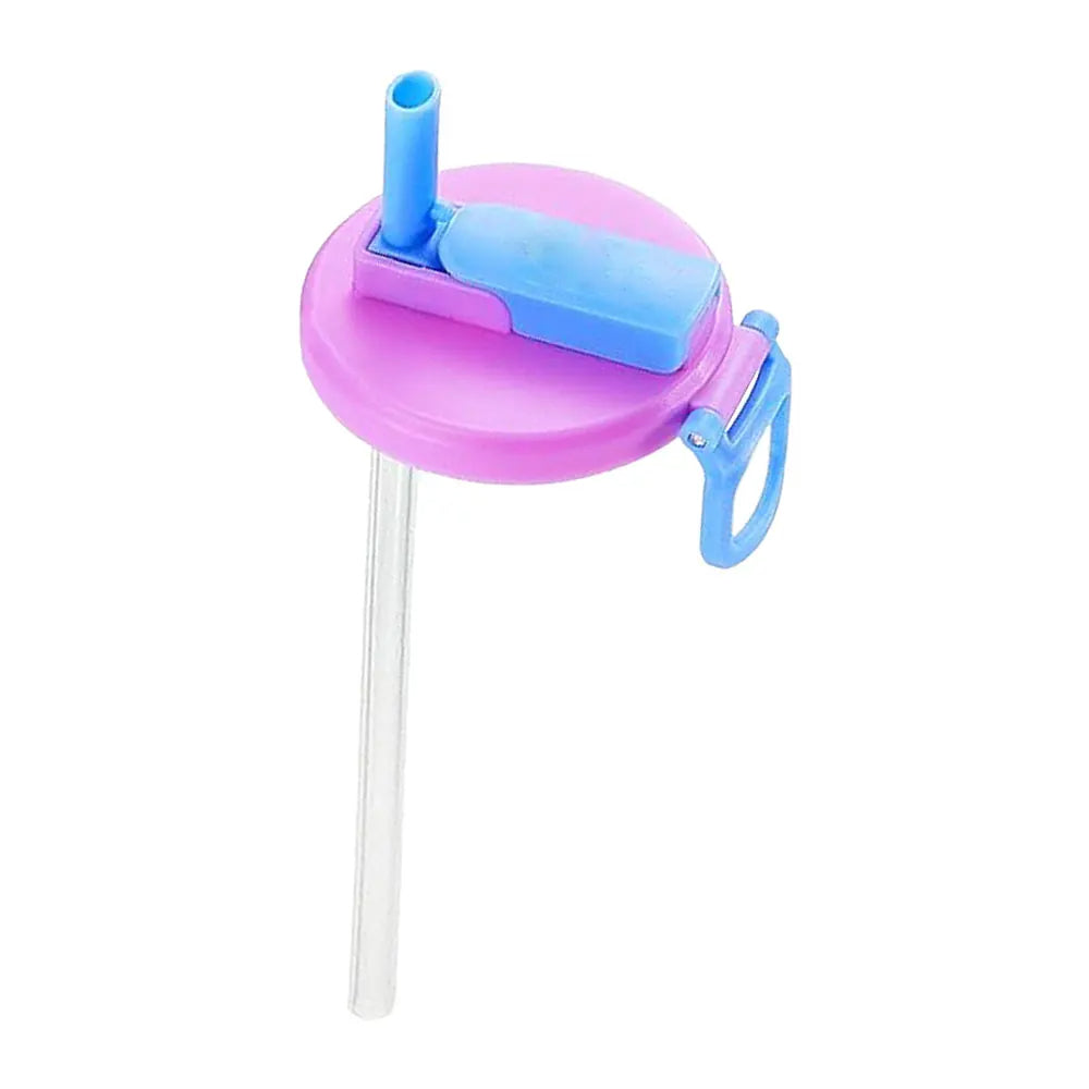 SODA LID COVER WITH STRAW