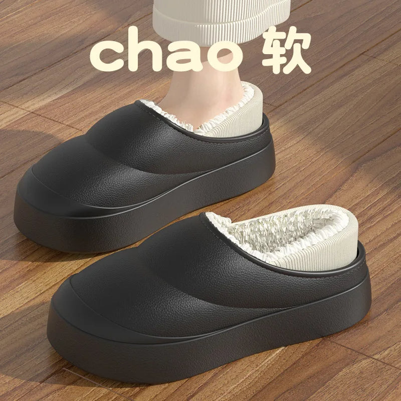 THICK SOLES WOMEN WINTER HOME COTTON SLIPPERS