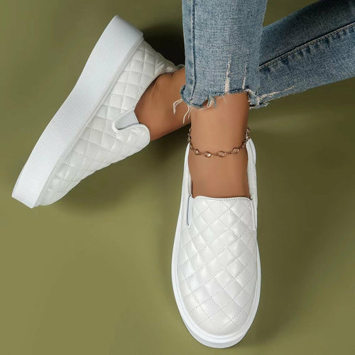Slip-on Casual Platform Shoes - Lightweight Flats Loafers