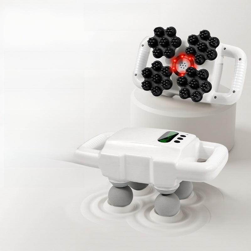 Multi-Head Fascia Gun Muscle Massager - Rechargeable