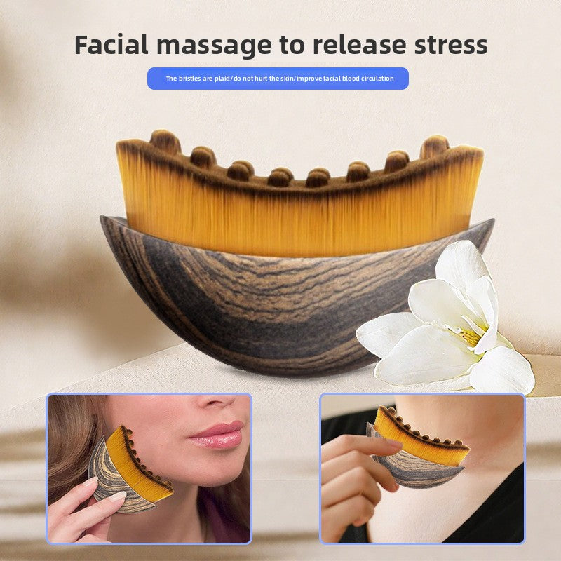 Lymphatic Facial Massage Brush for Eye and Neck Care