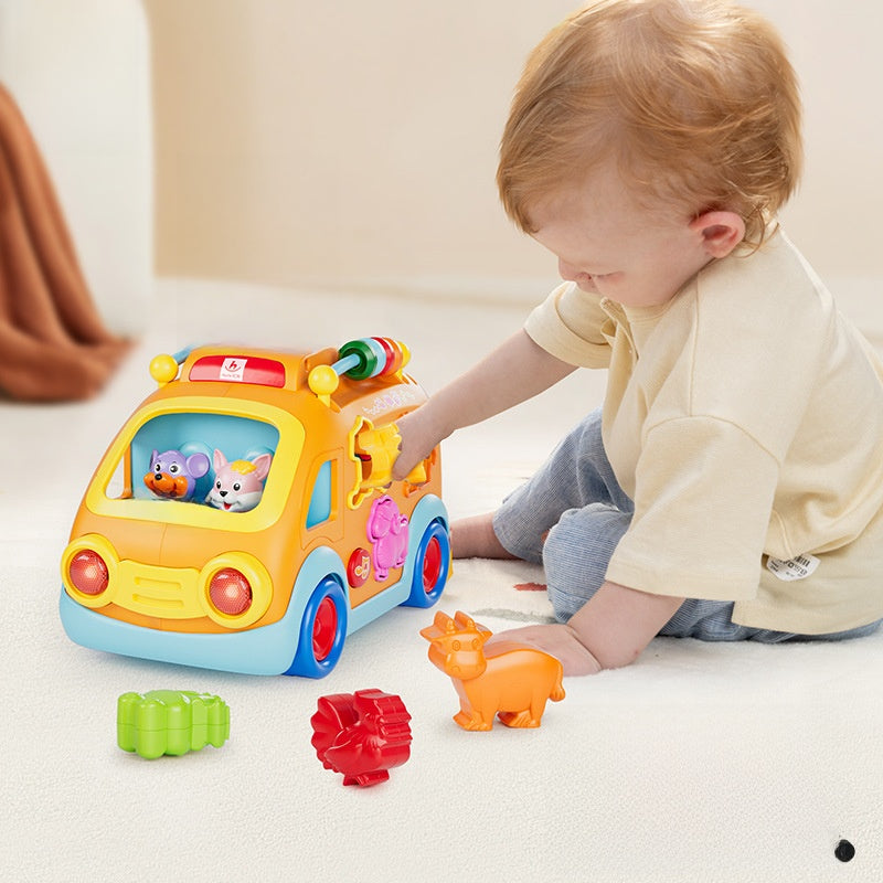 Educational Electric Toy Bus for Toddlers