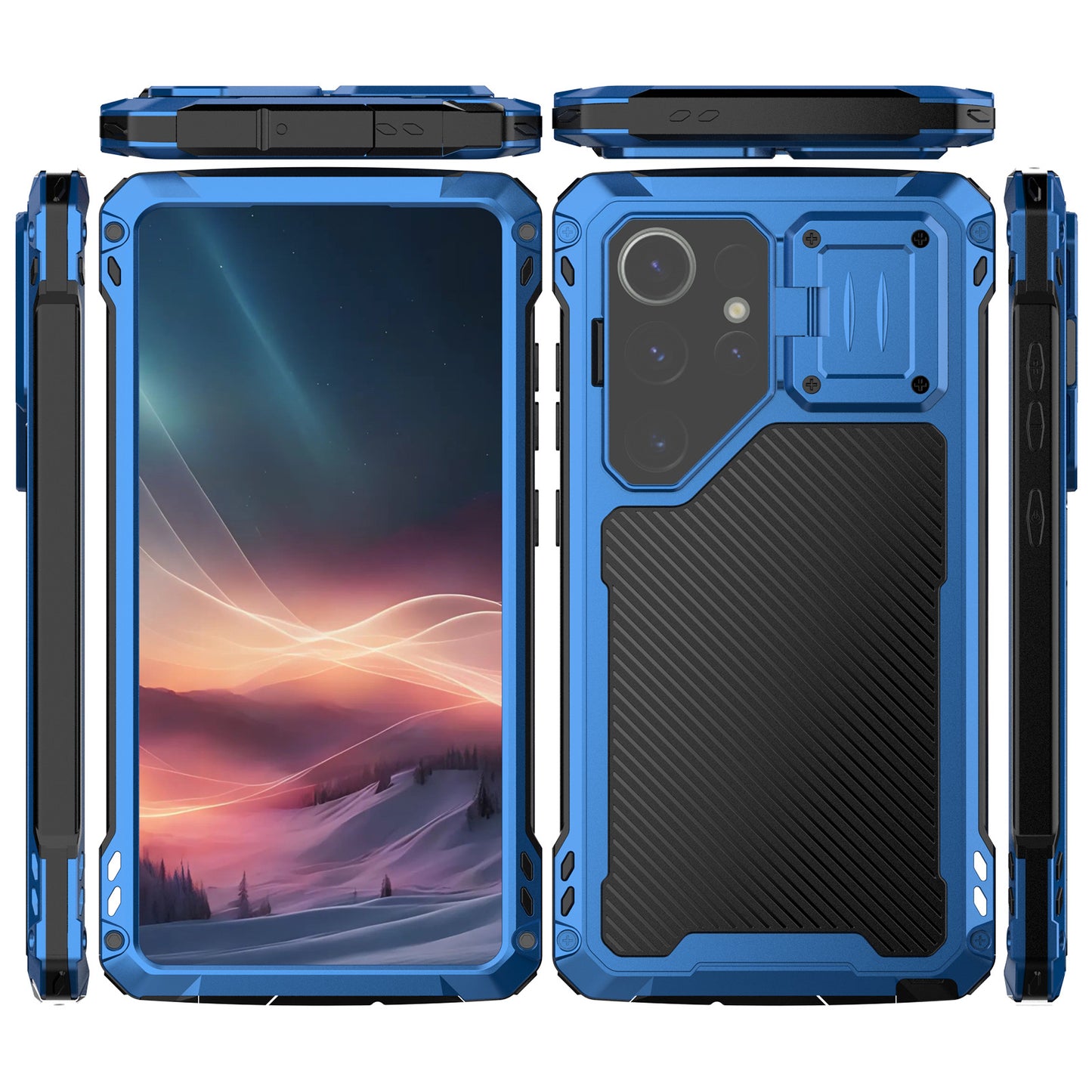 Waterproof Metal Bracket Phone Case