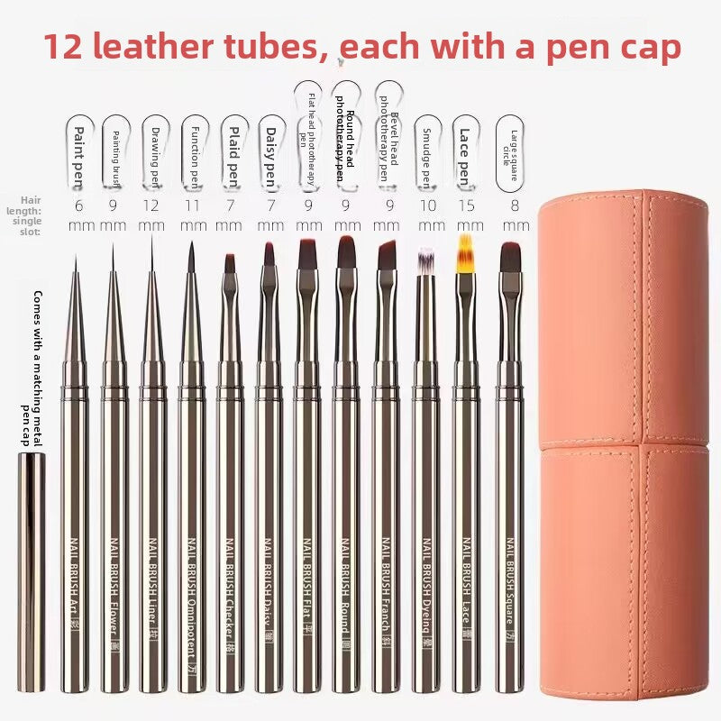Professional Nail Art Drawing Pen Set for Detailed Designs