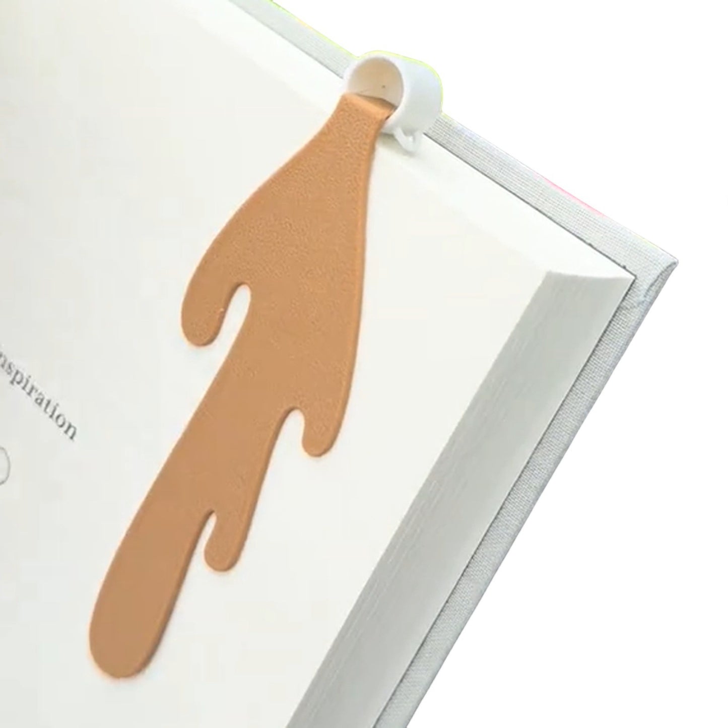Creative Coffee bookmark - spilled coffee