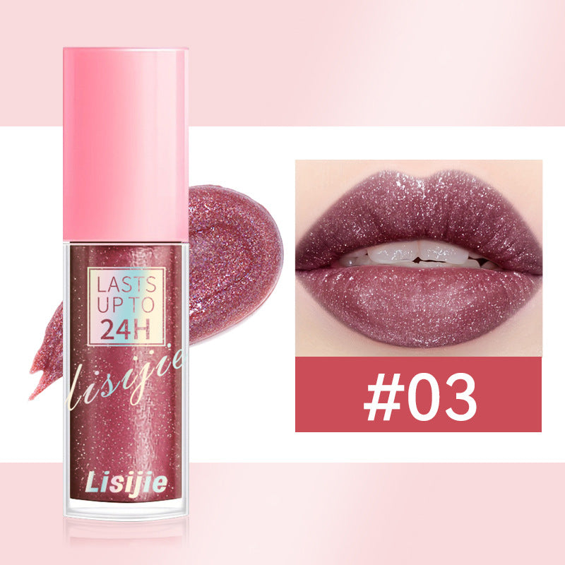Sparkling Lip Glaze with Glitter