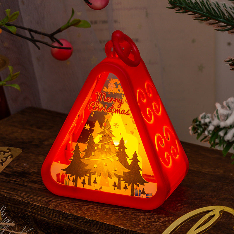Retro Christmas Night Light with Battery