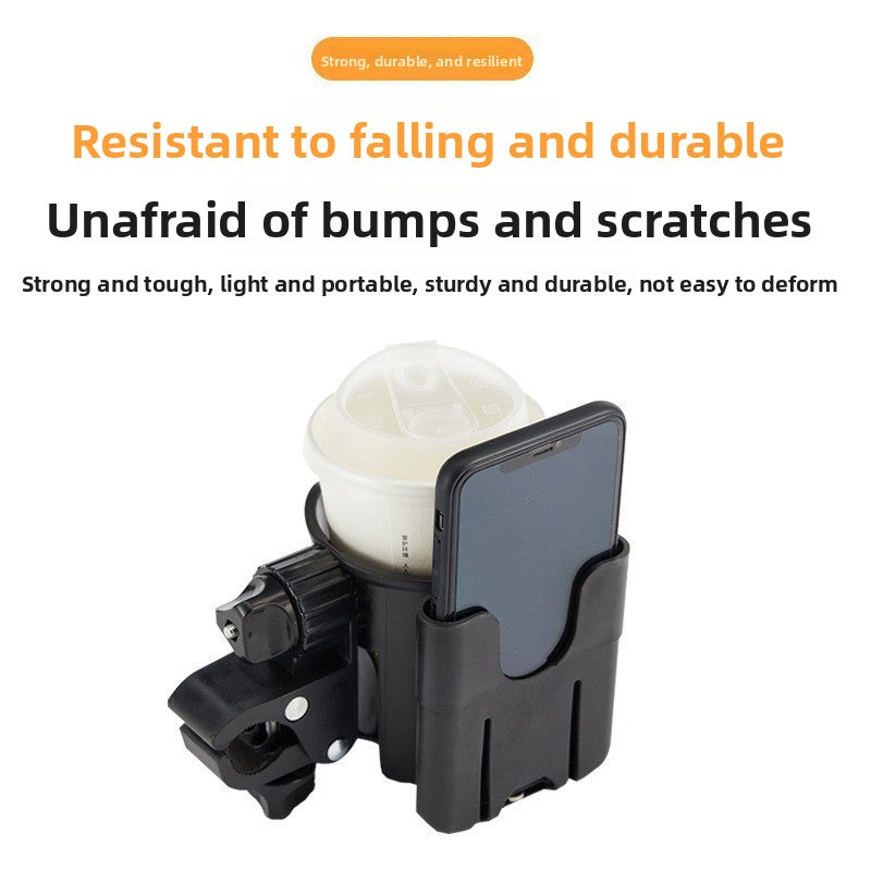 Baby stroller bottle holder