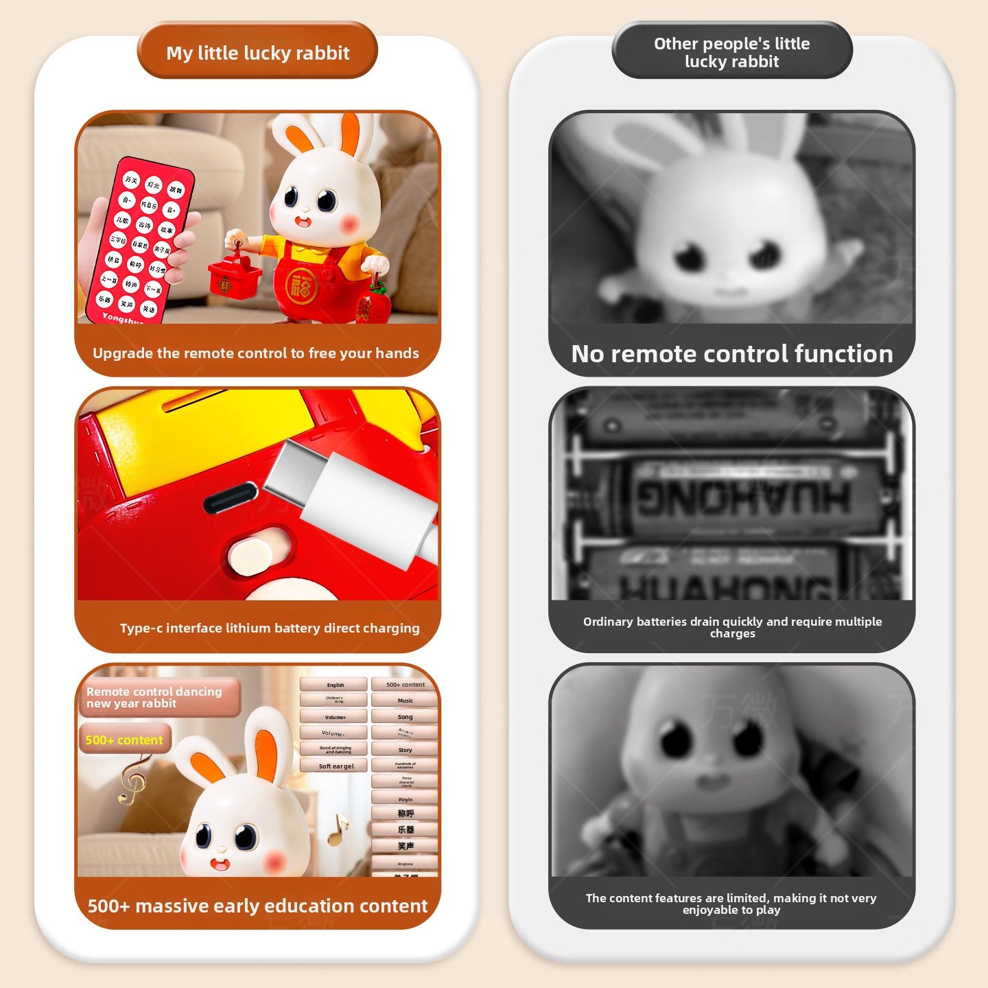 Baby Dancing Rabbit Toy