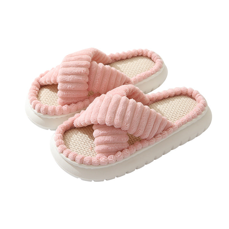 Plush Cotton Slippers