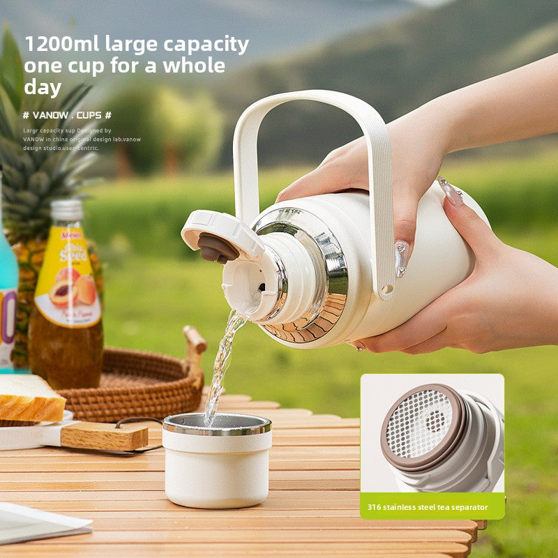 Vacuum Insulated Thermos Cup - Vanow Stainless Steel