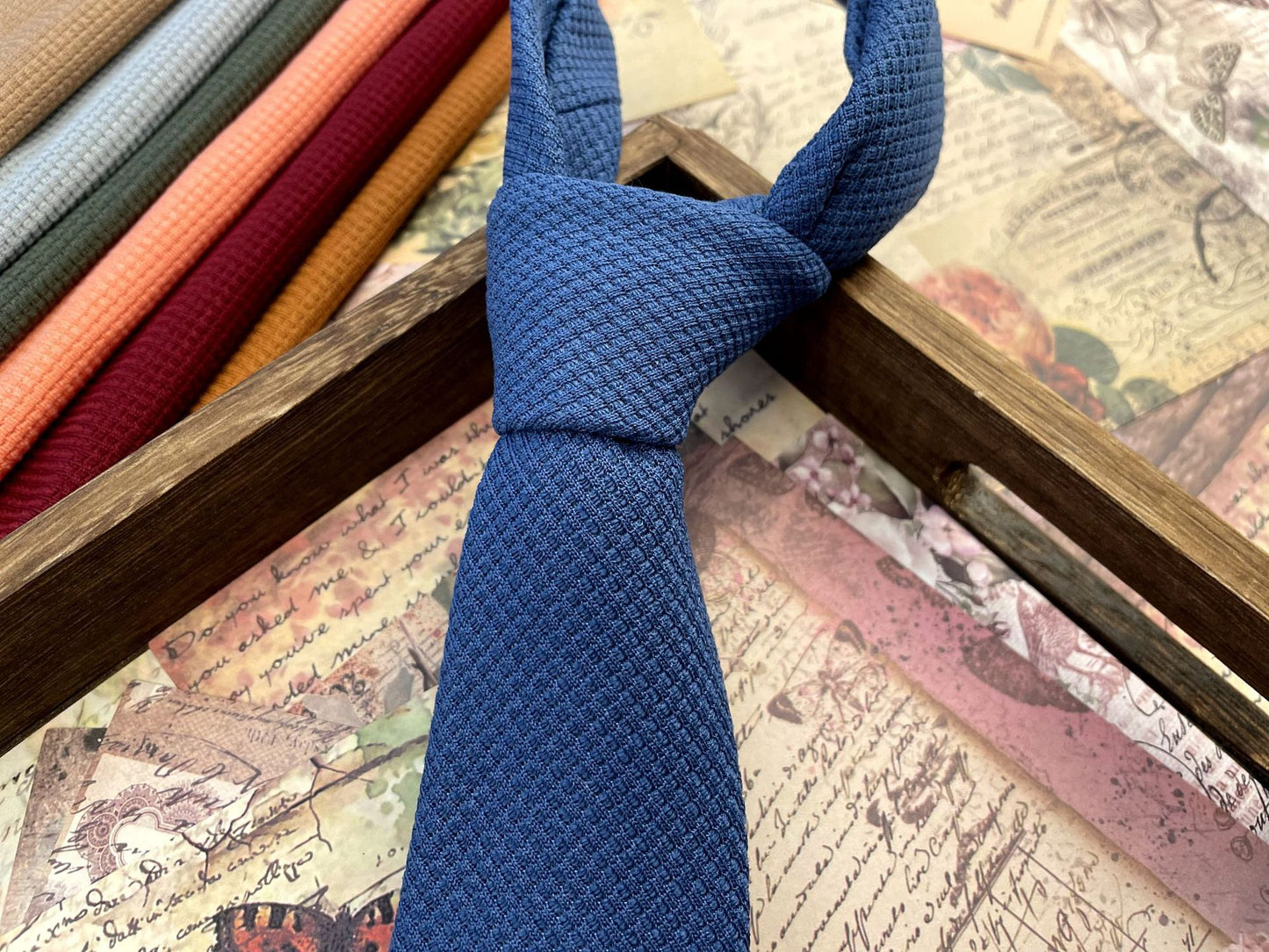 Cotton Knit Tie