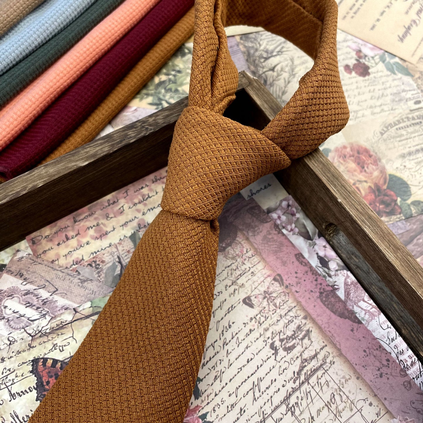 Cotton Knit Tie