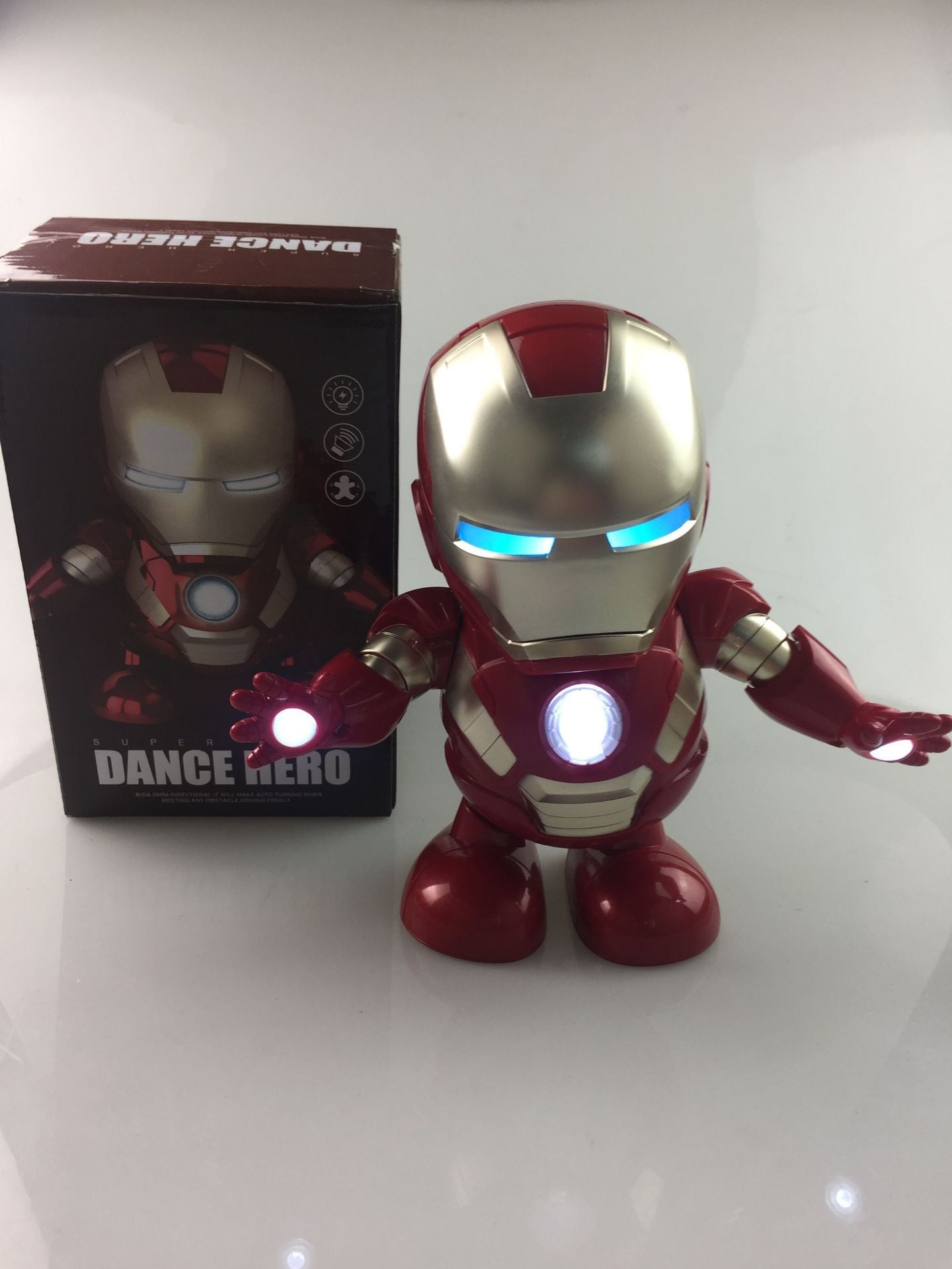 Electric Dancing Robot Toy with Music and Lights for Kids