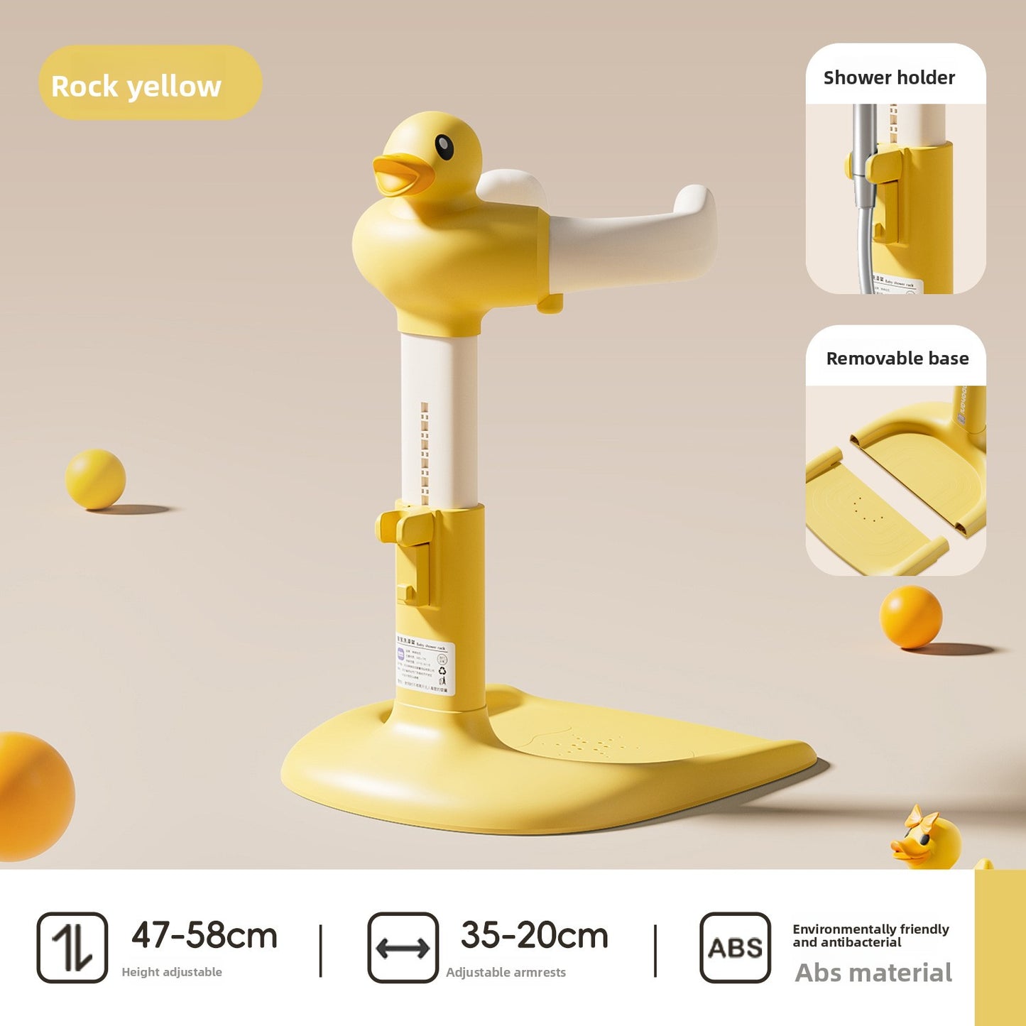 Foldable Baby Standing Bath Rack