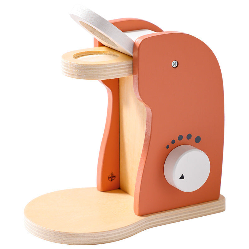 Children's Wooden Coffee Machine and Blender Pretend Play Toy Set