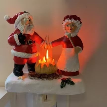 Ghost Campfire Flickering LED Night Light