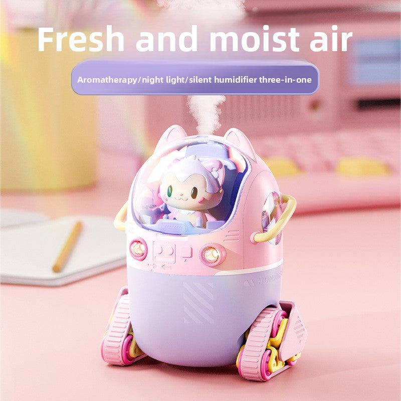 Mini Humidifier with Aromatherapy and Night Light for Kids -  Recharge