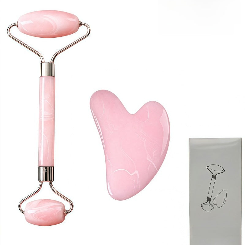 Facial Roller & Scraper Massage Set
