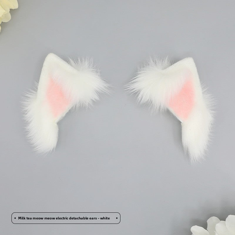 Rechargeable Motorized Cat Ear Headband & a Tail