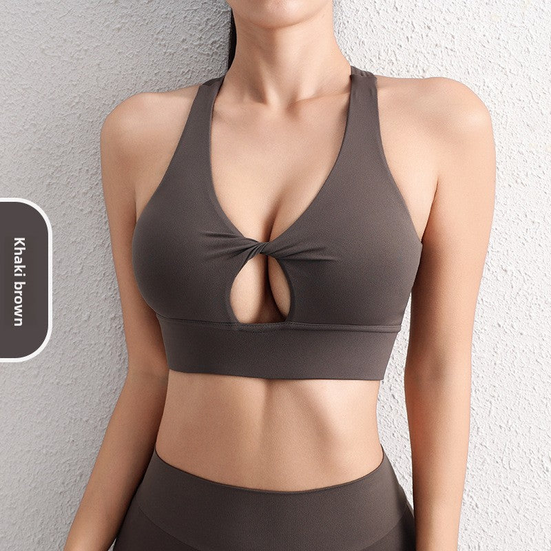 Sexy Hollow Out Yoga Sports Bra