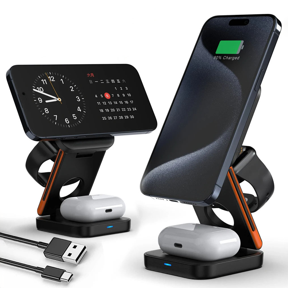 3-IN-1 FOLDABLE CHARGING STATION