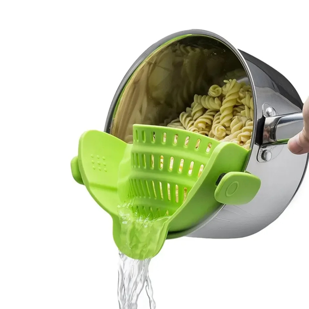 UNIVERSAL SILICONE STRAINER CLIP
