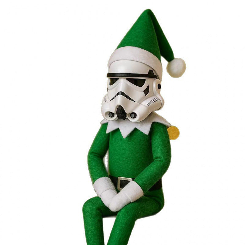 Christmas Elf Doll Stormtrooper Style Holiday Decoration