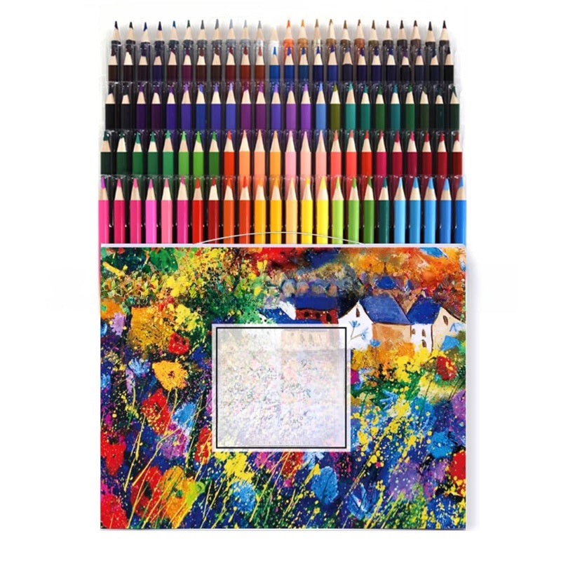 Water-Soluble Colored Pencils Set for Drawing and Painting