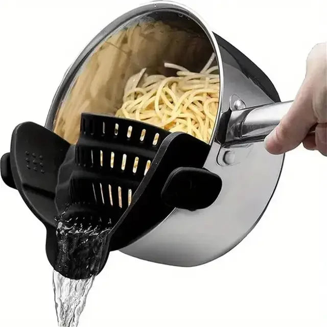 UNIVERSAL SILICONE STRAINER CLIP