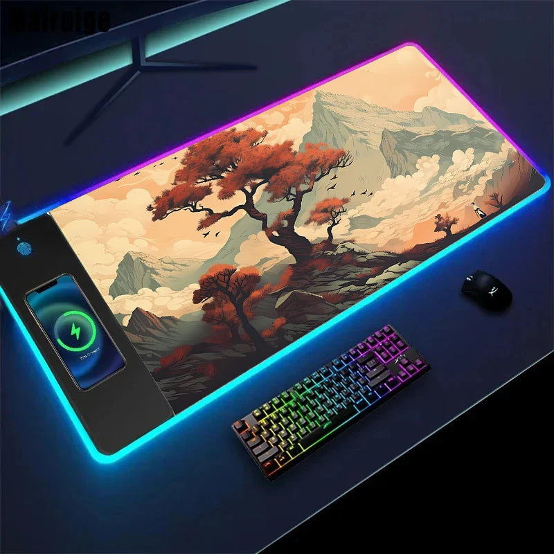 WIRELESS CHARGING MOUSE PAD