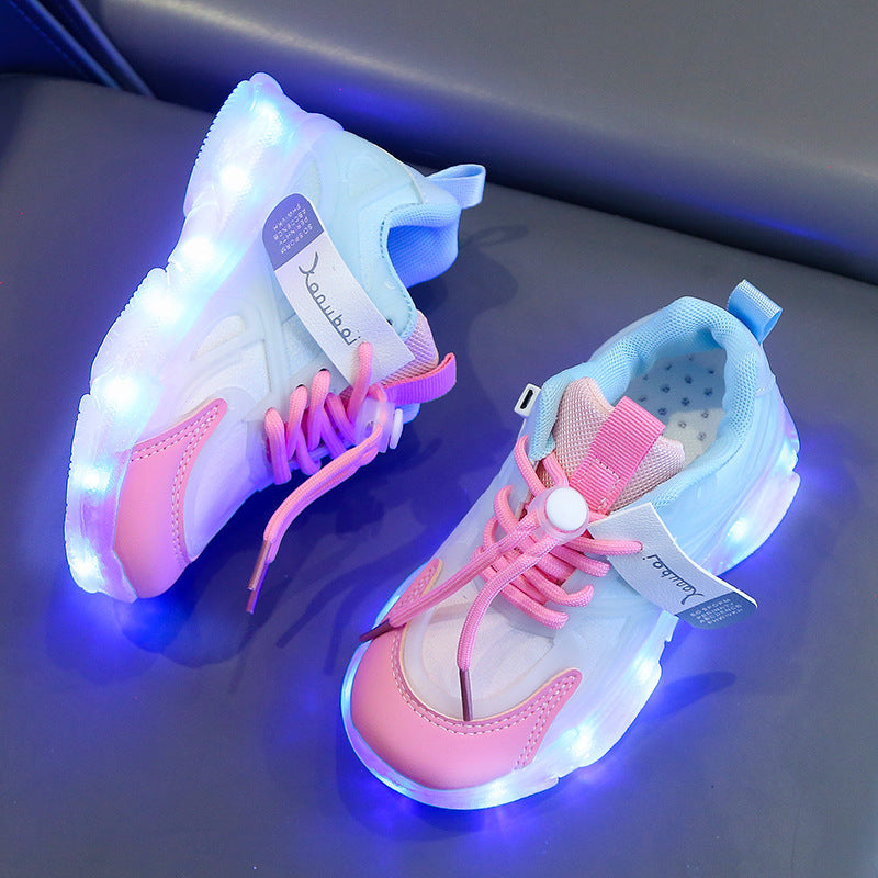 Rechargeable LED Light Up Shoes for Kids - Boys & Girls