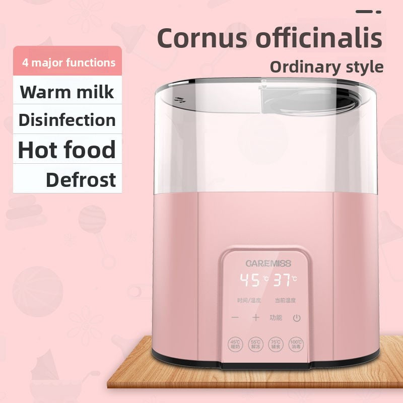 Milk warmer, sterilizer, and two-in-one baby bottle
