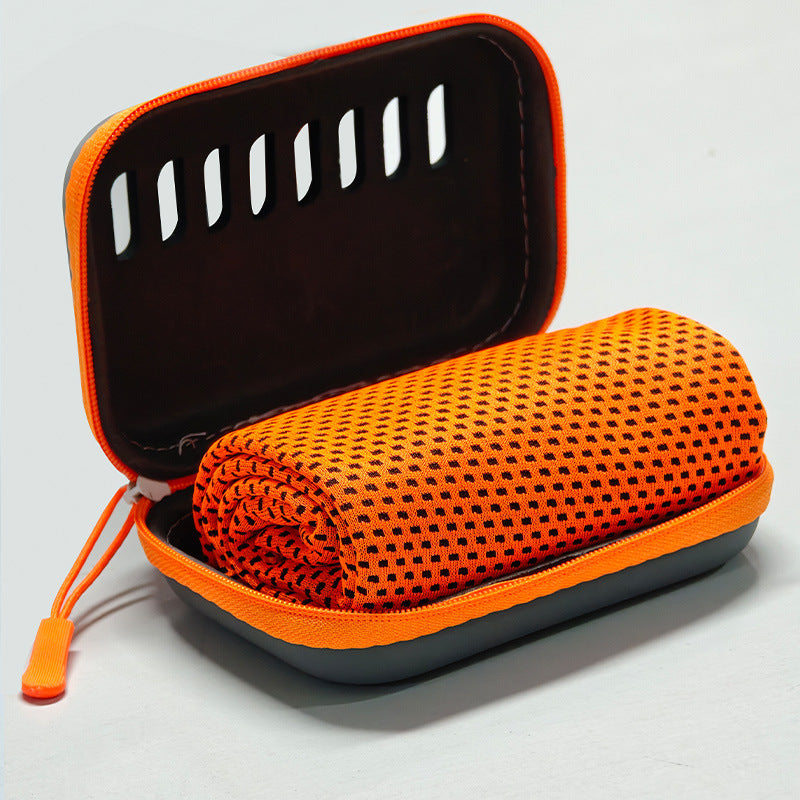 EVA Box Cooling Sports Towel - Quick-Dry Sweat, Absorbent for Outdoor Gym